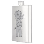 ゾウの少女 フラスク (左)