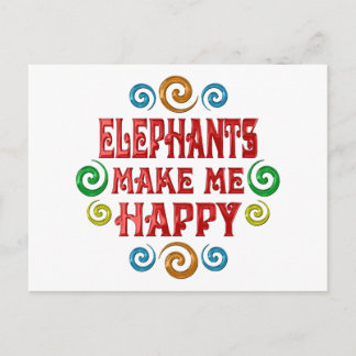 ゾウの幸せ ポストカード