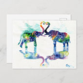 ゾウの愛 ポストカード (正面/裏面)