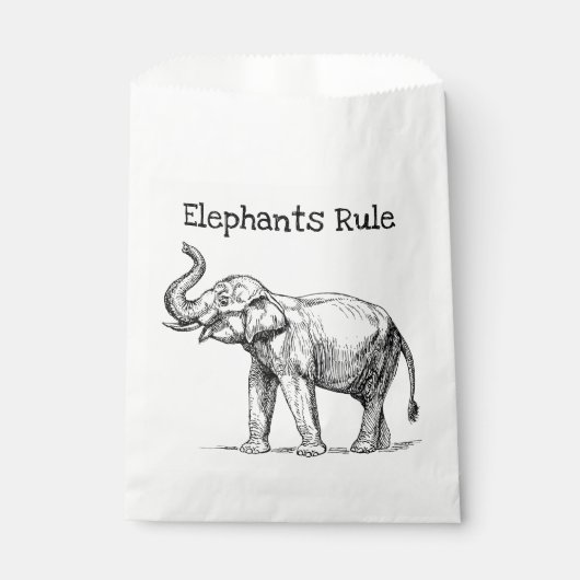 ゾウの支配 フェイバーバッグ (正面)