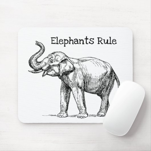 ゾウの支配 マウスパッド (マウス)