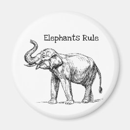 ゾウの支配 マグネット