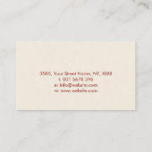 ゾウの木  名刺 (裏面)