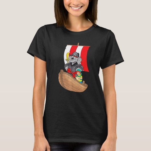 ゾウの海賊 Tシャツ (正面)