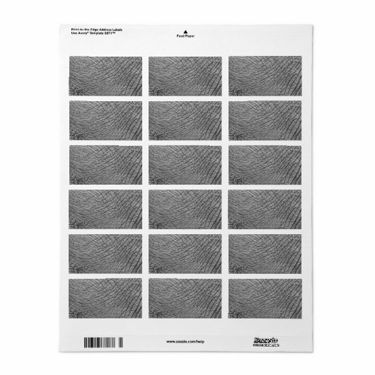 ゾウの皮 ラベル (フルシート)