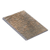 ゾウの皮：抽象芸術テクスチャの背景 ノートブック (右側)