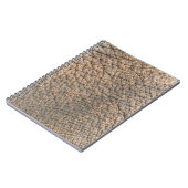 ゾウの皮：抽象芸術テクスチャの背景 ノートブック (左側)