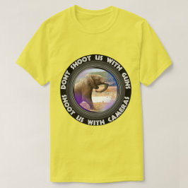 ゾウの立ち上がりを撃たない Tシャツ