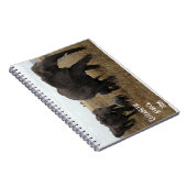 ゾウの群れ歩く ノートブック (右側)