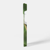 ゾウの耳葉 |トロピカルグリーン葉 iPhoneケース (左側面)