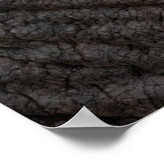 ゾウの肌のテクスチャーのパチーデルム ポスター (角)