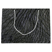 ゾウの肌の質感 ラージペーパーバッグ (正面)