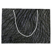 ゾウの肌の質感 ラージペーパーバッグ (裏面)