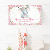 ゾウの背景テーブルの装飾、バナー記号の装飾 横断幕 (インサイチュ)