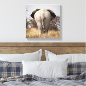 ゾウの背面 キャンバスプリント (インサイチュ (寝室))