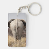 ゾウの背面 キーホルダー (裏面)