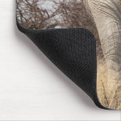 ゾウの背面 マウスパッド (コーナー)