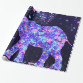 ゾウの花 – あなたの写真/文字/名前を追加 ラッピングペーパー (アンロールド)