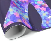 ゾウの花 – あなたの写真/文字/名前を追加 ラッピングペーパー (ロールコーナー)