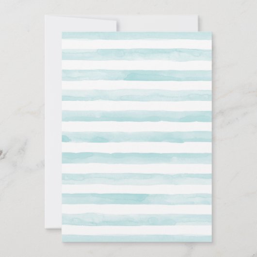 ゾウの誕生日パーティーの招待状 招待状 (裏面)