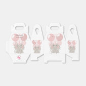 ゾウの誕生日パーティーハット フェイバーボックス (折り畳みなし)