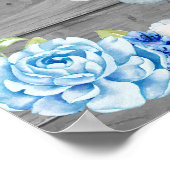 ゾウの赤ちゃんシャワーポスター ポスター (角)