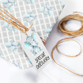 ゾウの赤ちゃんシャワーラッピング紙 ラッピングペーパー