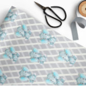 ゾウの赤ちゃんシャワーラッピング紙 ラッピングペーパー