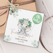 ゾウの赤ちゃんシャワー男女兼用 フェイバータグ