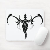 ゾウの部族の入れ墨 – 白黒 マウスパッド (マウス)