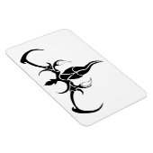 ゾウの部族の入れ墨 – 白黒 マグネット (右側)