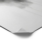 ゾウの霧抽象芸術 ポスター (角)