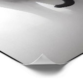 ゾウの霧抽象芸術 ポスター (角)