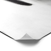 ゾウの霧抽象芸術 ポスター (角)