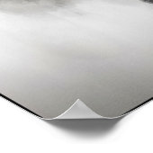 ゾウの霧抽象芸術 ポスター (角)