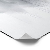 ゾウの霧抽象芸術 ポスター (角)