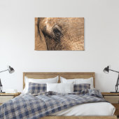ゾウの顔 キャンバスプリント (インサイチュ (寝室))