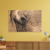ゾウの顔 キャンバスプリント (インサイチュ (リビング))