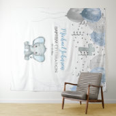 ゾウの風船 水彩 洗礼 タペストリー (インサイチュ(横))