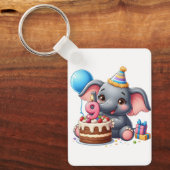 ゾウの9歳の誕生日 キーホルダー (正面)