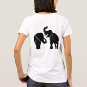 ゾウのTシャツ Tシャツ (裏面)