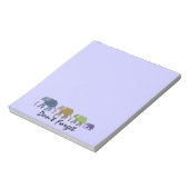 ゾウはノート忘れパッドなし ノートパッド (回転)