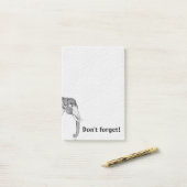 ゾウは決して忘れノートを投稿しない ポストイット (デスク上)