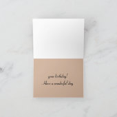 ゾウは決して忘れ誕生日カード カード (内部)