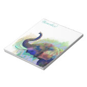 ゾウは決して「リメ忘れバー」しない ノートパッド (回転)