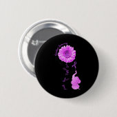 ゾウひまわり信仰は愛の過剰摂取と戦うことを希望 缶バッジ (正面&裏面)