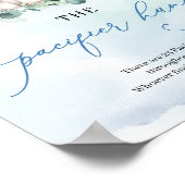 ゾウほこりっぽい青フローラおしゃぶり狩りゲーム ポスター (角)