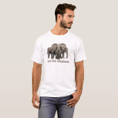 ゾウを救えTシャツ Tシャツ (正面フル)
