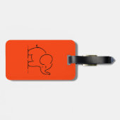 ゾウを旅する ラゲッジタグ (裏面横)