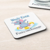 ゾウを浮かべるものは コースター (左側)